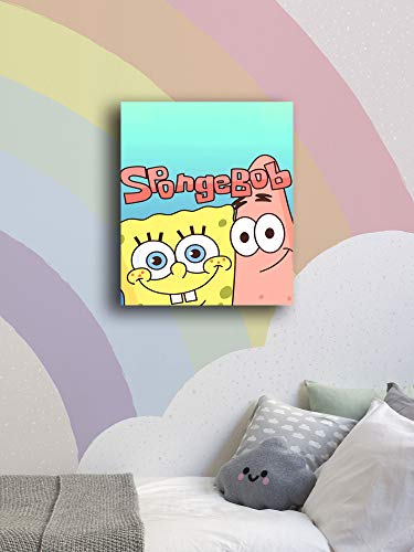 Bob Esponja y Patrick Fondos Naturaleza Moderna Arte Lienzo Arte de la Pared Pinturas Modernas Decoración del Hogar Abstracto Pintura al óleo 45,7 x 61 cm