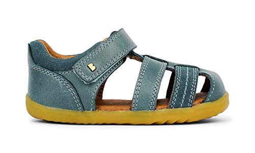 Bobux Step Up Roam Closed Sandal_Primeros Pasos - Sandalias de Playa de bebé niño Bobux de Piel (Slate, Numeric_20)