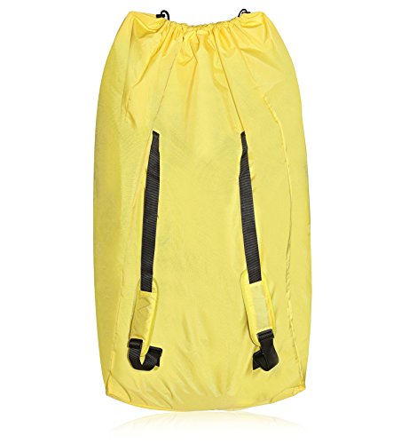 Bolsa de Cochecito de Viaje – Duro Nailon Resistente a Rasgados – Bolsa para Coche de Bebé para Avión – La Manera Más Sencilla de Llevar el Cochecito – Correas y Asa – Mochila para Cochecito, Amarillo