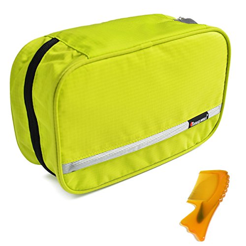 Bolsas de aseo Neceser de viaje Bolsa de Maquillaje Para Colgar plegable Bolsa de Lavado impermeable con el peine libre ONEGenug