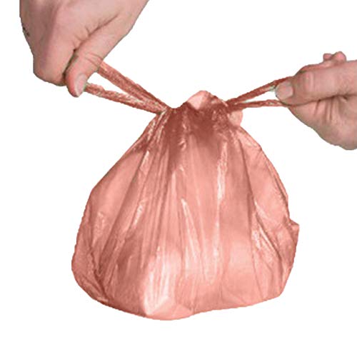 Bolsas desechables para pañales de bebé con aroma de rosa perfumada, 600 paquetes en total (2 x 300 bolsas por paquete)