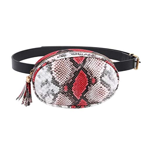 Bolsos de hombro Paquetes de la cintura serpentina moda de las mujeres Breves niñas bolso de la honda del pecho de la cremallera de la correa bolsa de viaje de las señoras de Fanny Bolsas Bum Bolsas b