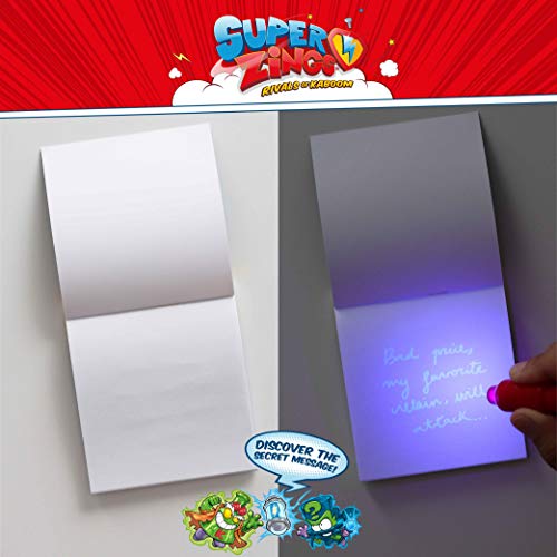 BONNYCO SuperZings - Bolígrafo Tinta Invisible y Libreta Pack x 16 Cumpleaños Niños Colegio, Detalles Cumpleaños Infantiles o Relleno Piñata | Regalos para Niños en Comunión y Boda