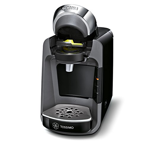 Bosch Tassimo Suny TAS3202 - Cafetera multibebidas automática de cápsulas  con sistema SmartStart, color negro intenso