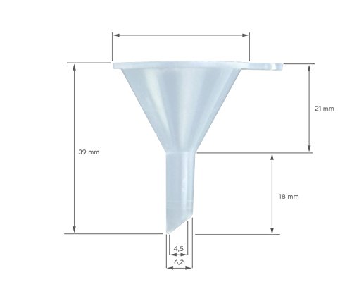 Botellas líquidas de 10 x 50 ml con embudos + etiquetas: para líquidos electrónicos, cigarrillos electrónicos, botellas plásticas hechas de PE LDPE, botellas dosificadoras, botellas o botellas exprimibles + tapas blancas con cerradura de seguridad para ni