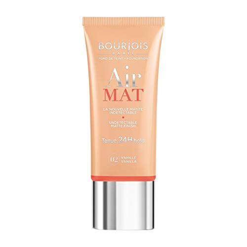 Bourjois Air Mat 24H, Base de Maquillaje, Tono 02 Vanilla, 30 ml