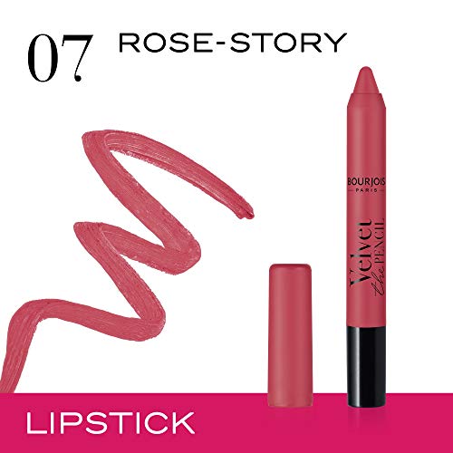 Bourjois Velvet The Pencil - Pintalabios. Tono 7 Rose-story, 3g