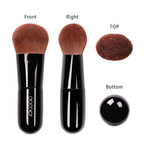 Brocha Mágico para Base –Docolor Brocha para Base Mineral, Polvo, Rubor Herramienta de Maquillaje Cosmético Brocha para Maquillaje