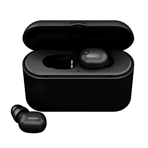 BT5.0 Auriculares In-Ear Mini Auriculares inalámbricos Auriculares estéreo con micrófono A1 Auricular Bluetooth Deportes inalámbricos Auriculares con Caja de Carga