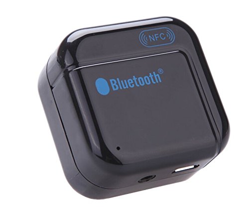 BW BWH266 Promoción Receptor de música estéreo de música para el sistema de sonido NFC Teléfono de casa inalámbrica NFC H266 receptor de audio Bluetooth - Negro