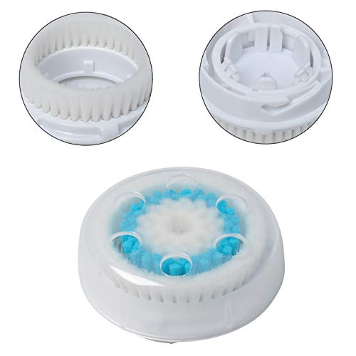 Cabezal de Cepillo para Limpieza Facial Poros Profundos de Repuesto Compatible con Mia 1, Mia2, Mia3,Clari-sonic Poweka (2 Piezas)