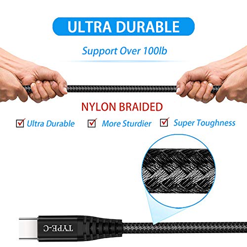 Cable USB Tipo C 1M 2M,3A Cable Cargador de Nylon,Carga Rápida,Para Samsung Galaxy A51 A71 A50 A40 A70 A20E A80 A90 5G,S20 Plus Ultra S10 S10E S8 S9,Note 10/10+ 8 9,A21 A31 A41 A81 A91,Lumia 950/950XL