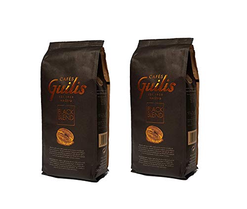 CAFES GUILIS Café en Grano Natural Black Blend de Tueste Natural 2 kg