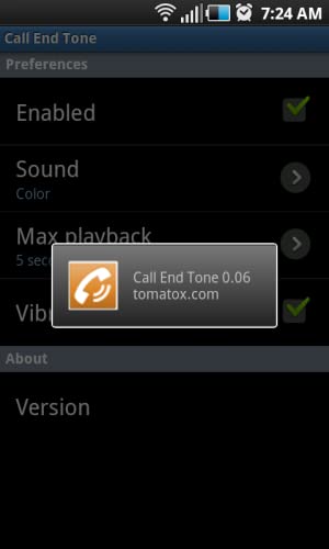 Call End Tone