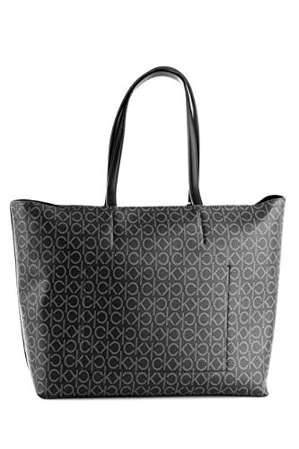 Calvin Klein CK debe ?Medium shopper bolsa Monogram? Monogram Black Monogram