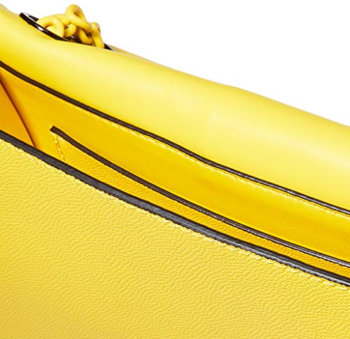 Calvin Klein - Ck Signature Conv Crossbody Md, Bolsos bandolera Mujer, Amarillo (Scuba Yellow), 1x1x1 cm (W x H L)