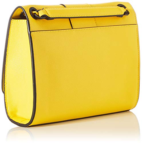 Calvin Klein - Ck Signature Conv Crossbody Md, Bolsos bandolera Mujer, Amarillo (Scuba Yellow), 1x1x1 cm (W x H L)