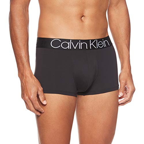 Calvin Klein Low Rise Trunk Bóxer, Negro (Black 001), Large para Hombre