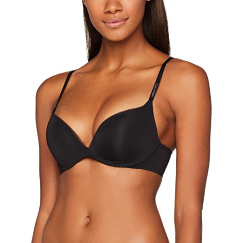 Calvin Klein Plunge (PP) Sujetador con Push-up, Negro (Black 001), 85B (Talla del Fabricante: 0B38) para Mujer