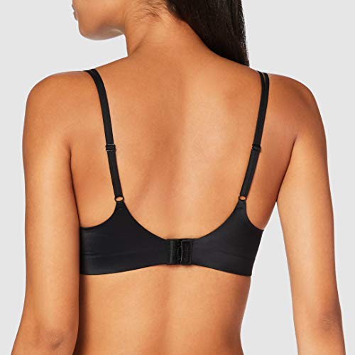 Calvin Klein Plunge Sujetador con Push-up, Negro (Black 001), B (Talla del Fabricante: 0B34) para Mujer