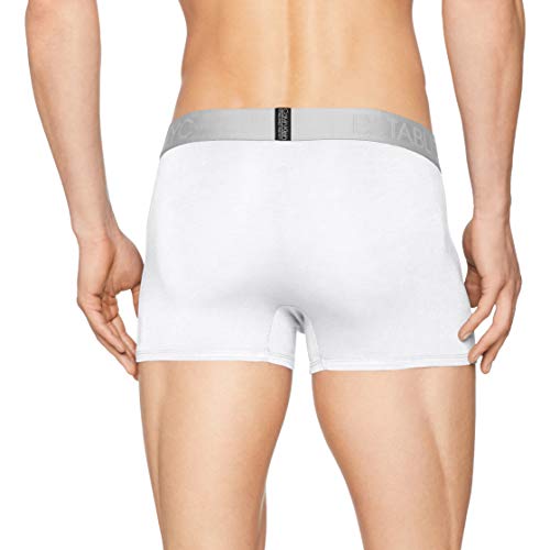 Calvin Klein Trunk Bóxer, Blanco (White 100), Large para Hombre