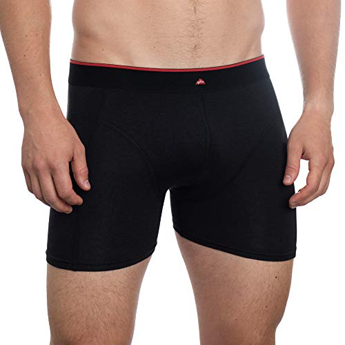 Calzoncillos Boxer de Bambú para Hombre, Pack de 3, Ropa Interior Antibacteriana y Ultra Suave, Ajustados, Comodidad Superior, Negro, Blanco, Gris, Multipack (1x Negro, 1x Blanco, 1x Gris), Large