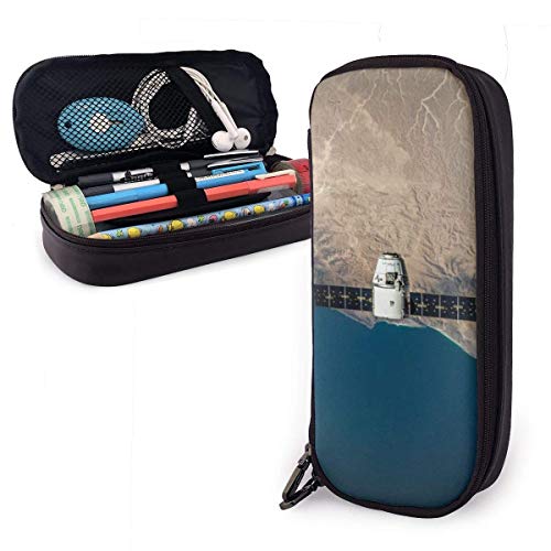 Cápsula Espacial Y Vista De Pájaro,Bolsa De Lápices,Estuche Escolar,Bolsa De Lápiz Organizador,Bolso De Cosméticos,Papelería Estuche,Estuche De Lápices,Plumier Colegio Pen