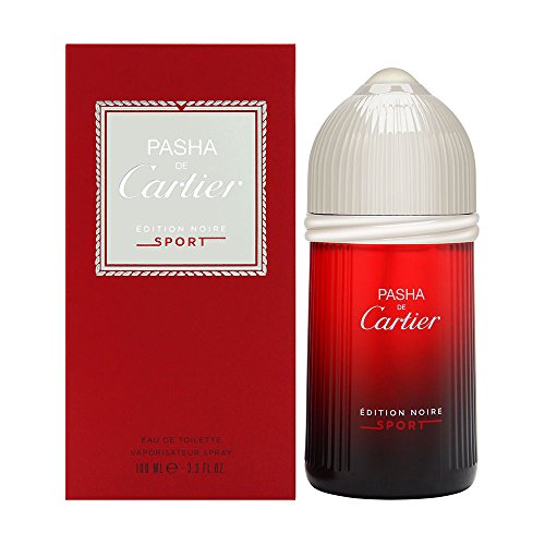 Cartier Pasha Noire Edition Sport Eau De Toilette, 1 pacchetto (1 x 100 ml)