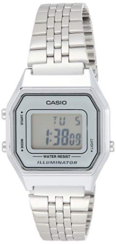 Casio Collection LA680WEA-7EF Reloj de pulsera para Mujer, Gris