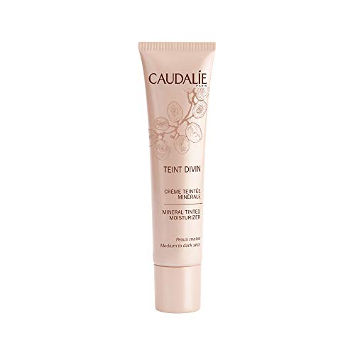 Caudalie Teint Divin Crema con Color Mineral Pieles Oscuras 30 ml