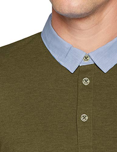 Celio Neted Polo, Verde (Khaki Green Khaki Green), X-Large para Hombre