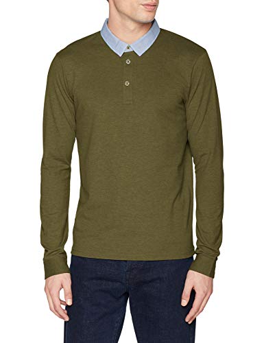 Celio Neted Polo, Verde (Khaki Green Khaki Green), X-Large para Hombre