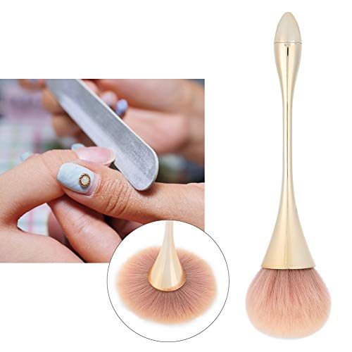 Cepillo para uñas, Nail Art Tools Nail Brush Removal Brush Mango largo Nail Powder Pincel limpiador