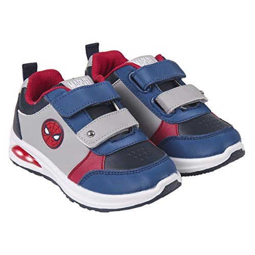 CERDÁ LIFE'S LITTLE MOMENTS Cerdá-Zapatilla con Luces Spiderman de Color Rojo, Niños, 27 EU