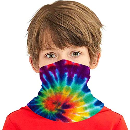 chenguang4422 Polaina para el cuello Bandana Pizza Tie-Dye Balaclava Variedad Toalla facial Bufanda Cubierta de babero de seda de hielo a prueba de viento con filtro