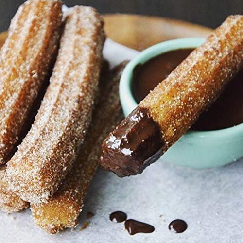 Churrera Máquina para hacer churros de StarBlue – Fácil herramienta para hacer churros en 8 formas diferentes