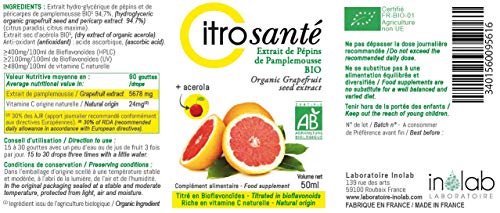 Citrosanté Extracto de Semillas de Pomelo orgánico 50 ml