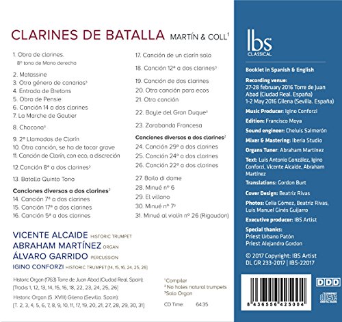 CLARINES DE BATALLA Martín & Coll