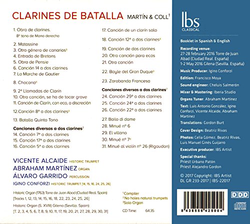 CLARINES DE BATALLA Martín & Coll