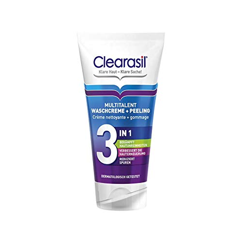 Clearasil Multi Talent Lavado Crema + exfoliante, 150 ml