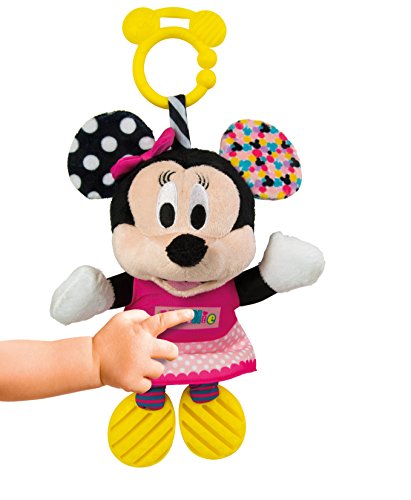 Clementoni- Disney Peluche con Sonidos Baby Minnie, Multicolor, Miscelanea (17164.4)