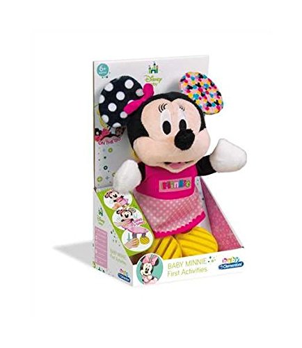 Clementoni- Disney Peluche con Sonidos Baby Minnie, Multicolor, Miscelanea (17164.4)