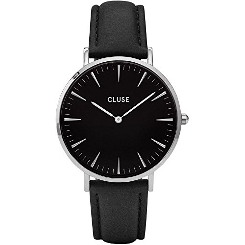 Cluse Reloj Analógico de Cuarzo para Mujer con Correa de Cuero – CL18201