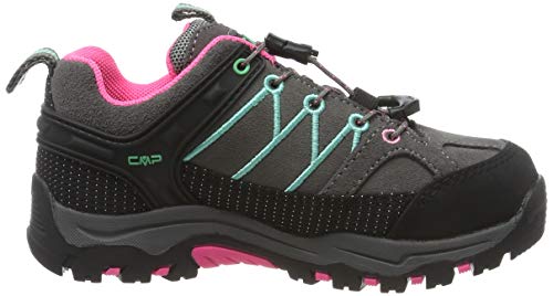 CMP Rigel, Zapatos de Low Rise Senderismo Unisex Niños, (Graffite-Aqua Mint 37ud), 31 EU