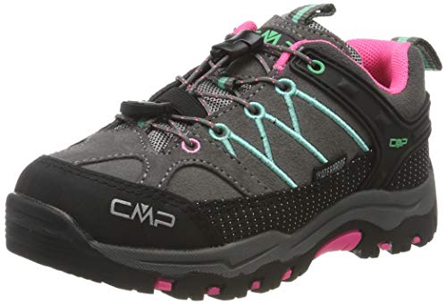 CMP Rigel, Zapatos de Low Rise Senderismo Unisex Niños, (Graffite-Aqua Mint 37ud), 31 EU