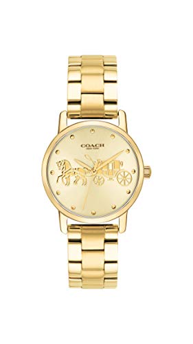 Coach Reloj de Pulsera y Caja Dorada para Mujer 14502976