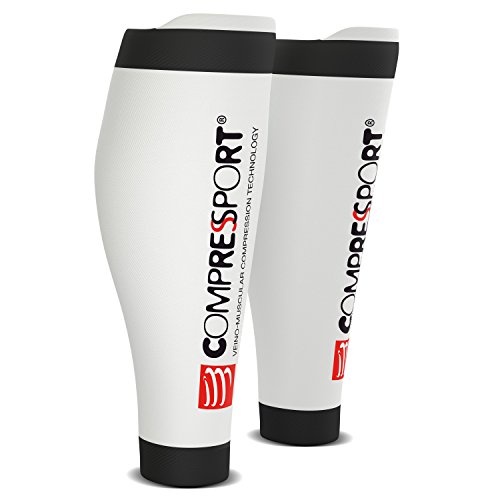 COMPRESSPORT R2 V2 Perneras, Hombre, Blanco, T2