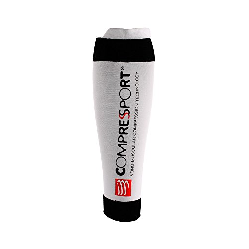 COMPRESSPORT R2 V2 Perneras, Hombre, Blanco, T2