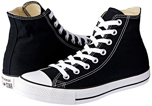 Converse Chuck Taylor All Star Hi, Zapatillas Altas Unisex adulto, Negro (Black/White), 41 EU