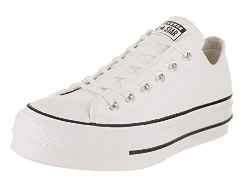 Converse Chuck Taylor CTAS Lift Clean Ox, Zapatillas para Mujer, Blanco (White/Black/White 102), 40 EU